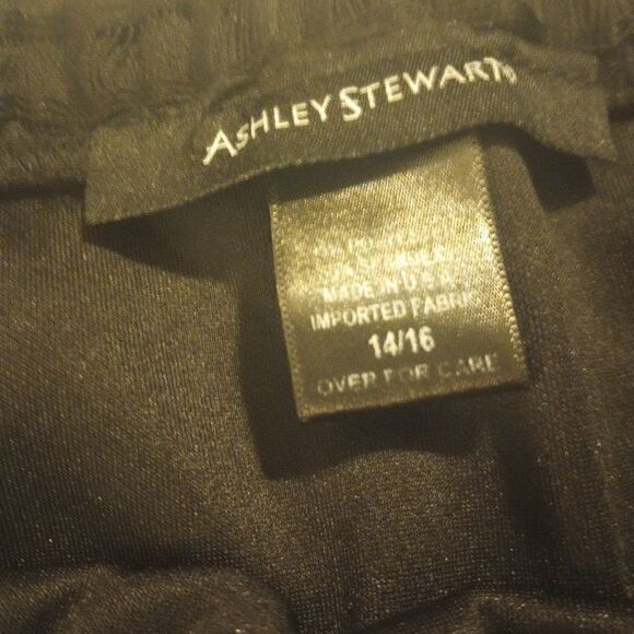 Ashley Stewart mesh overlay elastic waist skirt - Picture 7 of 11